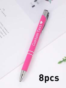 1-320pcs Custom Pens Ballpoint With Name,Back To School Supplies For Kids,Personalized Business Engraver Pens Ballpoint,Customized Gel Pens,Customizable Teacher Pens,Pens Ballpoint Smooth Writing Pens,Modern,Cute,Suitable For Birthday Gifts,Teachers' Day,Wedding,Office,Ideas Gifts For Him/Her,Friends,Workers,Teacher,Coworkers,Bridal,Warm Ambience,Fall Decor