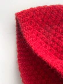 1pc Niche Striped Knit Small Scarf Headband For Women, Warm Ear Muffs, Versatile Headwear, Retro Chic Striped Small Scarf, Knit Ear Warmer Neck Gaiter, Autumn/Winter - Wide Striped Wool Earmuffs - View 11