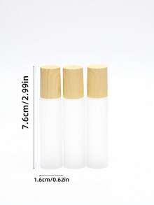 4pcs/2pcs 10ml Refillable Roll-On Bottles, Essential Oil Roller Bottles, Perfume Travel Containers - Multicolor - View 6