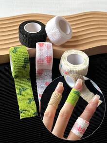 Breathable Elastic Non-Woven Finger Bandage, Flexible Joint Protection Band For Manicure And Hand Protection - Multicolor - View 5