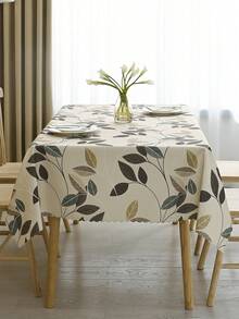 1 pièce Nappe rectangulaire, élégante et à la mode avec impression, imperméable et résistante aux taches, lavable en polyester, convient pour tables à manger, bars, tables basses, nappes de pique-nique extérieures, nappes de décoration de fête.