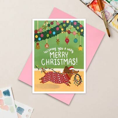 بطاقات عيد الميلاد المضحكة، بطاقات عيد الميلاد المباركة، بطاقات عيد الميلاد للكلاب من نوع الدشهند، بطاقات عيد الميلاد لعشاق الكلاب، بطاقات عيد الميلاد للحيوانات الأليفة، بطاقات الصداقة، بطاقات الذكرى السنوية، هدايا عيد الميلاد، بطاقات عيد الميلاد