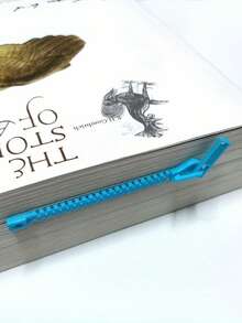 Söta 3D-bokmärken, gjorda av hållbar plast, perfekta för att lysa upp din lästid