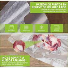3 PCS Bolsas para Congelar Alimentos,Selladoras al Vacío de Bolsas 28CM*500CM,Tamaño Personalizado,Sin BPA,Multifuncional Bolsas al Vacio,Selladora de Bolsas Preparación de Comidas,Sous Vide,Cocinando - 300 piezas 18*25 cm + 20*30 cm + 25*35 cm - Ver 9