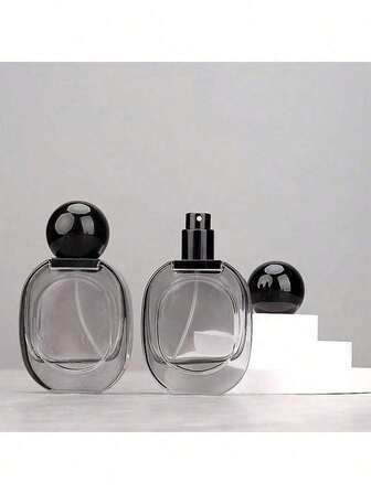1pc 30ml Glass Perfume Spray Bottle, Refillable For Perfume, Toner, Sanitizer