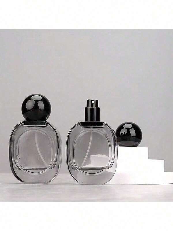 1pc 30ml Glass Perfume Spray Bottle, Refillable For Perfume, Toner, Sanitizer