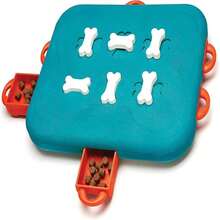 Outward Hound By Nina Ottosson Multipuzzle Level 4 Expert Dog Treat Puzzle For Enrichment, Blue - ColorB - 查看 1