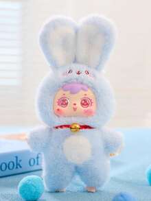 Lucky Rabbit Treasure Paradise Box, Vinyl Plush Pendant, Ula Weather Series Box Keychain, Kawaii 1 Of 9 Possible Mystery Collectible Cute Soft Animal Charm Birthday Gift - Multicolor - View 3