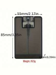 1/2/Pcs 20ml Refillable Portable Card Spray Bottle For Perfume,Refillable Perfume Spray Bottles, Hand Sanitizer, And Cosmetics, Protective Shell Included Travel Essentials Travel School School Supplies Holiday Camping Holiday Essentials Vacation Accessories Mini Perfume For Women Perfume For Men Beach Bottle Workout Travel Accessories Cruise Travel Bottles Travel Containers Travel Bottle - Multicolor - View 14