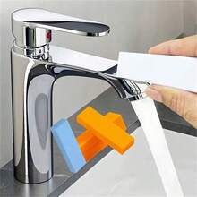 Magical Cleaning Eraser, Rubber Material, Easily Removes Stains And Rust - Suitable For Bathroom Glass And Kitchen Cookware, Household Kitchen Cleaning Tool, Faucet Cleaning Eraser, Product Surface Has Some Defects. - Multicolor - View 6