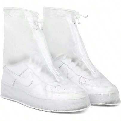 EstiloTendenciaCubrezapatos Impermeable De Silicona,Cubre Zapatos Impermeable Con Cremallera,Cubierta Antideslizante Para Zapatos Con Control De Arena Para Ciclismo,Exteriores,Camping,Viajes,JardíN(L)Calidad PremiumVersióN Mejorada