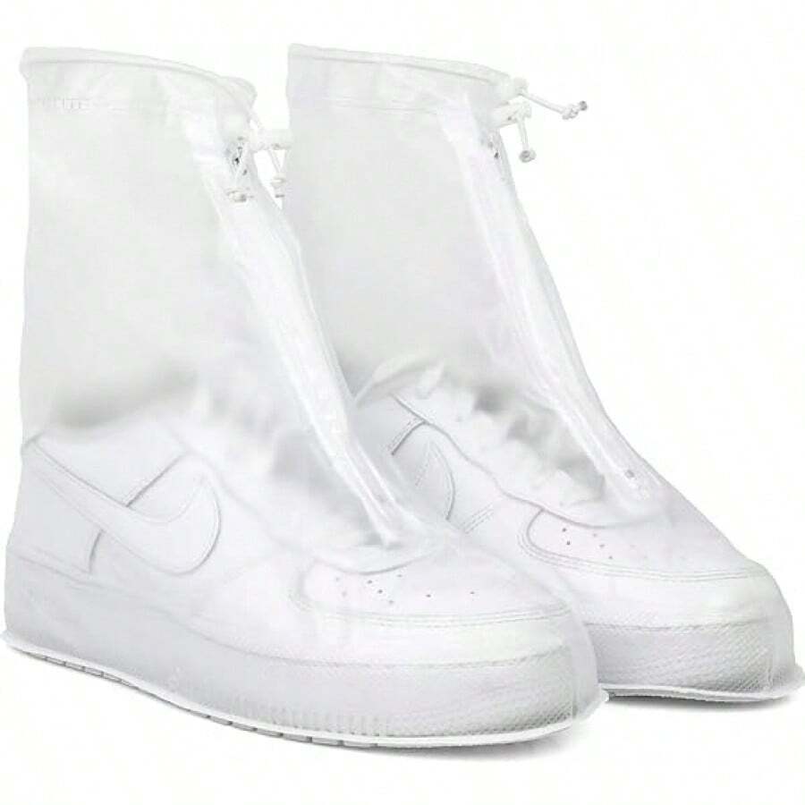 EstiloTendenciaCubrezapatos Impermeable De Silicona,Cubre Zapatos Impermeable Con Cremallera,Cubierta Antideslizante Para Zapatos Con Control De Arena Para Ciclismo,Exteriores,Camping,Viajes,JardíN(L)Calidad PremiumVersióN Mejorada - L - Ver 1