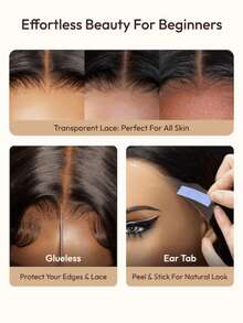 UNice Hair 13x4 Frontal Pre Everything Caramel Blonde Layered Straight Wig Natural Hairline Pre Cut Pre Pluck Transparent Lace 100% Human Hair Unice Wigs For Women