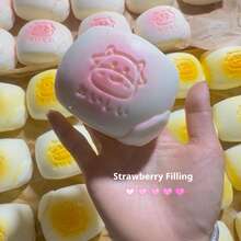 1 件 2025 新款柔软奶油挤压玩具，慢回弹减压坐立不安玩具 - 生日礼物、圣诞节礼物、万圣节礼物、完美礼物、收藏品