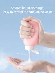 مجموعة 5-1 من زجاجات المحلول القابلة لإعادة التعبئة، زجاجات رذاذ محمولة للمرطبات والشامبوهات وغسول الجسم ومستحضرات التجميل، إكسسوارات السفر، حقيبة مستحضرات التجميل، حقيبة الشاطئ، إكسسوارات الحمام، ضروريات التخييم، زجاجات عطر صغيرة