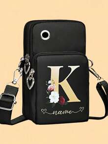 Multifunktionale Handytasche als Umhängetasche, Münzbeutel, Schultertasche, Sporttasche für den Arm, Reißverschluss-Handytasche für Damen, Geldbörse, Portemonnaie, Handgelenktasche - Verschiedenfarbig - Übersicht 6