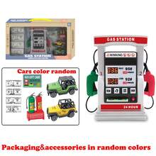 Kids Smart Gas Station Toy With Voice Guidance, Card Swipe & Interactive Counting System - Realistic Pretend Play Money & Fuel Pumps, Educational Car Refueling Playset, Role-Play Learning Game For Motor Skills Development - Multicolor - View 13