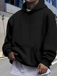 Sudadera con capucha de motocicleta para hombres con estampado en la espalda - Sudadera gráfica de motocross llena de acción, sudadera con capucha casual para todas las estaciones para entusiastas de las motocicletas (lavable aáquina) - Negro - Ver 5