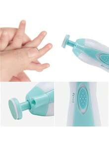 1件套中性嬰兒電動指甲研磨器,粉色的多功能孩子們的護理產品