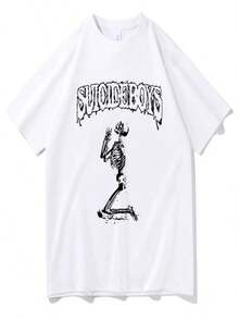 Fashion Suicideboyss G59 Shirt Suicideboy Tour Shirt Suicideboyss Merch American Hip-Hop Round Neck Casual T-Shirt Harajuku - White - View 1