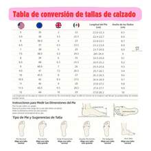 Zapatilla Casual De Punta Negra Con Tacón Grueso 10 Cm - Negro - Ver 7