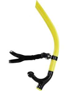 Snorkel Frontal Para NatacióN (Adulto) - VáLvula De Escape Unidireccional: Ideal Para Entrenamiento, Nadar Y Bucear - Amarillo - Ver 13