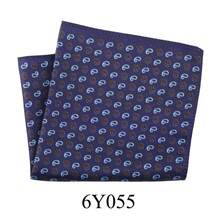 1pc New Cashew Flower Plaid & Polka Dot Print Pocket Square, Suit Chest Handkerchief Scarf Accessory For Men, Suitable For Wedding, Birthday, Party