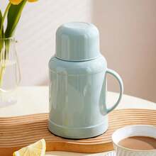 1 Stück 1000ML/33,8oz Haushalt Thermoskanne, Mini Wärmflasche, hochwertige Glasinnenbeschichtung Kaffeekanne