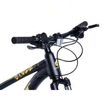 Bicicleta todoterreno de 29 pulgadas con 21 velocidades, frenos de disco hidráulicos, cuadro rígido de aluminio, horquilla de suspensión, para adultos (175-190 cm)