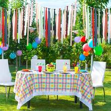 1 Roll Hand Torn Chiffon Frayed Edge Ribbon, 5m/Roll For Wedding Bouquets, Gift Wrapping, Crafting,Rustic Wedding Invitations, Bows, Garlands, DIY Crafts, Christmas Decorations, DIY Home Decor, Wedding Parties And Gift - One Volume - View 6