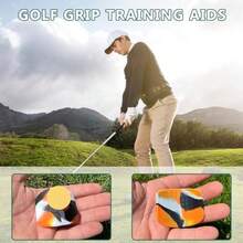 Golf Swing Trainer And Golf Training AidCorrect Posture Golf Club Swing Grip Pad Golf Training Accessories For Outdoor Indoor Sportsgift - Orange - View 5