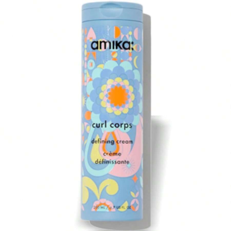 Amika Curl Corps Defining Cream 6.7oz/200ml Talcum Free, Berry, Controls Curls Girlfriend Wife Mother Friend Boyfriend Husband Father Brother Birthday Graduation Party Travel Camping Outdoors School Campus Trip Festivals Anniversary Office Fall Autumn Christmas  Fall Looks