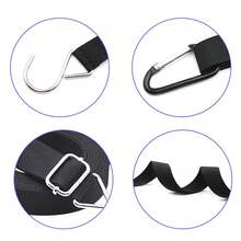 2pcs Adjustable Car Cover Straps, Car Cover Fixing Ropes Anti-Wind Protection, Durable Car Cover Anti-Wind Ropes - A - View 7