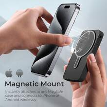 Vlog Selfie Monitor Screen For Phone & Android – Wireless Display With Screen Mirroring For Phone, Remote Selfie Camera Tool, Magnetic Mount, Mag , Mirror For   Vlogging Recording - 1 - Xem 4