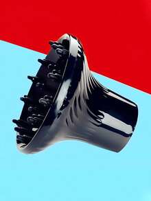 1pc Black Hair Dryer Diffuser, Suitable For Curling, Styling And Drying Hair, Salon Professional Hair Dryer Diffuser Attachment, Compatible With Various Hair Dryer Models, Salon And Stylist Styling Tool - Multicolor - View 6