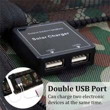 80W USB Solar Panel Folding Power Bank Outdoor Camping Hiking Phone Charger - Nhiều màu - Xem 7