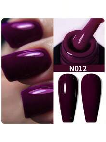 XEIJAYI 1入組7.3毫升啞光指甲油,法式指甲油,浸泡式紫外線光治療凝膠指甲油,藝術設計美甲沙龍diy沙龍凝膠 - 紫色 - 查看 7