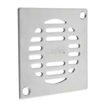 Rejilla Cuadrada de Acero Inoxidable Calibre 16 para Coladeras de 10 cm PC-461 Rejilla cuadrada Coflex, es apta para cubrir y obstruir el paso de basura o de insectos en las coladeras de patios, baños o desagües en piso, debido a que cuenta con dos orificios para tornillos, que fijan con firmeza la coladera al suelo. - Plateado - Ver 5