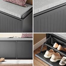 SoBuy Shoe Bench FSR98-XL-W - Black - View 10