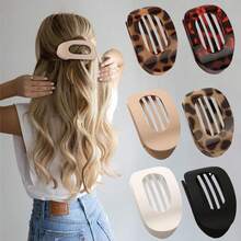 Horquillas Planas para Cabello, Pinzas para el Cabello Planas y Curvas para Mujeres Cómodas, Pinzasómicas Curvas para el Cabello Antideslizante para Cabello Grueso y - 1 - Ver 1