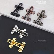 加厚防盗锁锌合金锁保险反向锁插销门插销酒店房间锁防盗锁