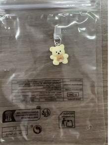 1pc Cute Bear Design Dust Plug Compatible With Apple/Type-C, Dust Protector Cover For Android Phone Charging Port - Multicolor - View 14
