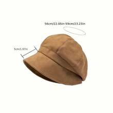 Women's Autumn And Winter Face-Covering Versatile Fleece Bucket Hat Winter Warm