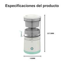Exprimidor Portátil Inalámbrico de Alta Eficiencia, Extractor de Jugo Sin Residuos - Verde - Ver 10
