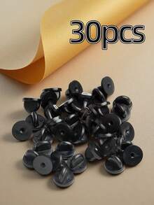 30pcs Lock Buckle With Gold And Silver Back Pin, Brooch, Enamel Lapel Pin, Safety Jewelry Discovery Component - 30PCS Spare Buckles - View 8