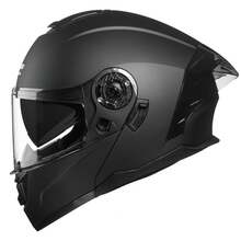 Crown Racing Kask motocyklowy z podwójnym wizjerem, odchylany do góry, modułowy, integralny, dla mężczyzn, zatwierdzony przez DOT