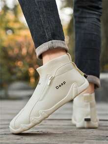 Neue Herren Lässig Sportschuhe, Lederoberfläche mit wasserdichtem Design, flache rutschfeste Sohle, geeignet für verschiedene Anlässe, modischer Lässig Stil