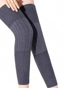 Extra Thick & Long Leg Warmers For Elderly, Knee Protection, Winter Thermal Leg Sleeves - Multicolor - View 2