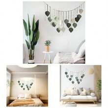 Macrame Wall Hanging 47x26' Hanging Tapestry With 10pcs Room Room
