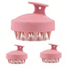 1 Stück Kopfhautmassagebürste, Silikon Kopfhaut Peeling, Haarwasch-Werkzeug geeignet für alle Haartypen, Frauen, Männer, Kinder, Haustiere Badezimmer Dekoration, Herbstdekoration, Rückkehr zur Schule, Weihnachtsstrumpf Füllungen, Geschenke, lustige Geschenke, Ramadan, personalisierte Geschenke